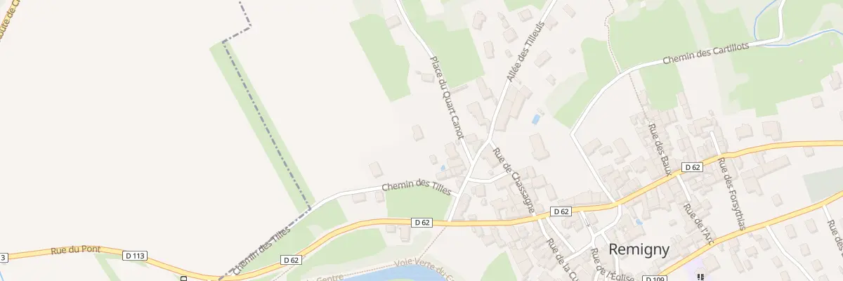 Plan du 6 Che des Tilles à Remigny