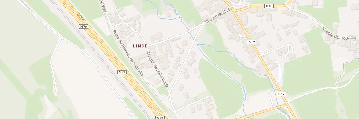 Plan du 200 Av de la Gare à La Roche-Vineuse