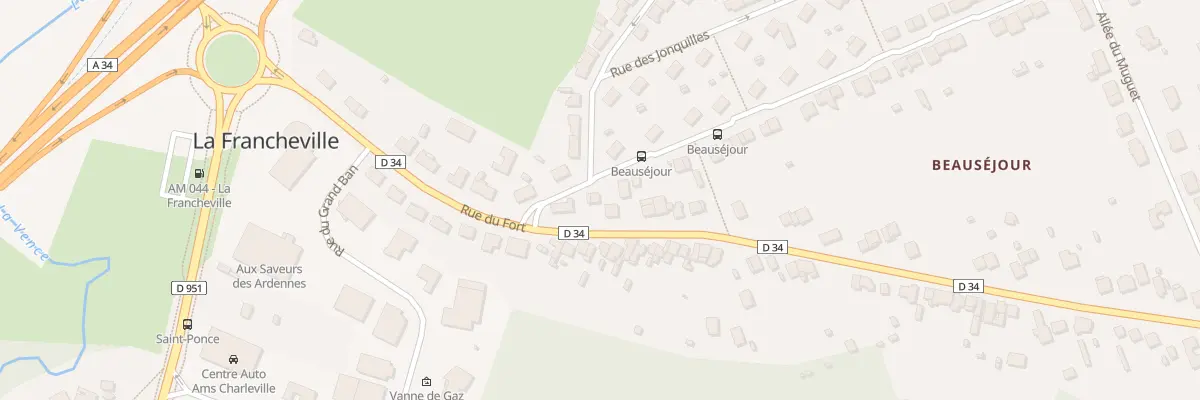 Plan du 2 Rue du Chemin Vert à La Francheville