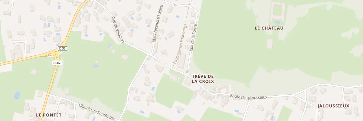 Plan du 300 Rue de la Forge à Orliénas