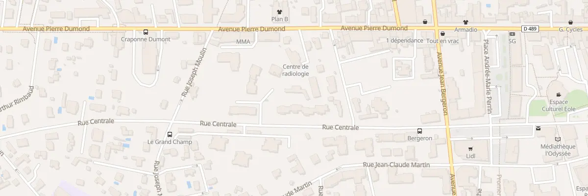 Plan du 32B Rue Centrale à Craponne