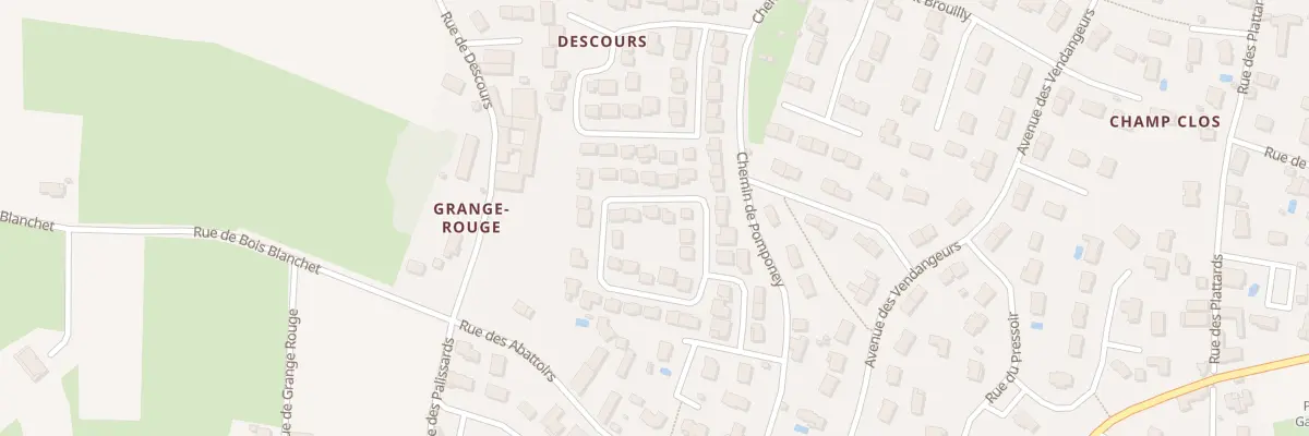 Plan du 197 All du Séquoia à Belleville-en-Beaujolais
