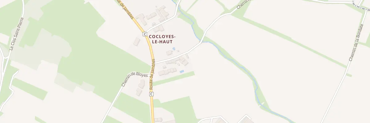 Plan du 5389 Cocloye à Saint-Désert