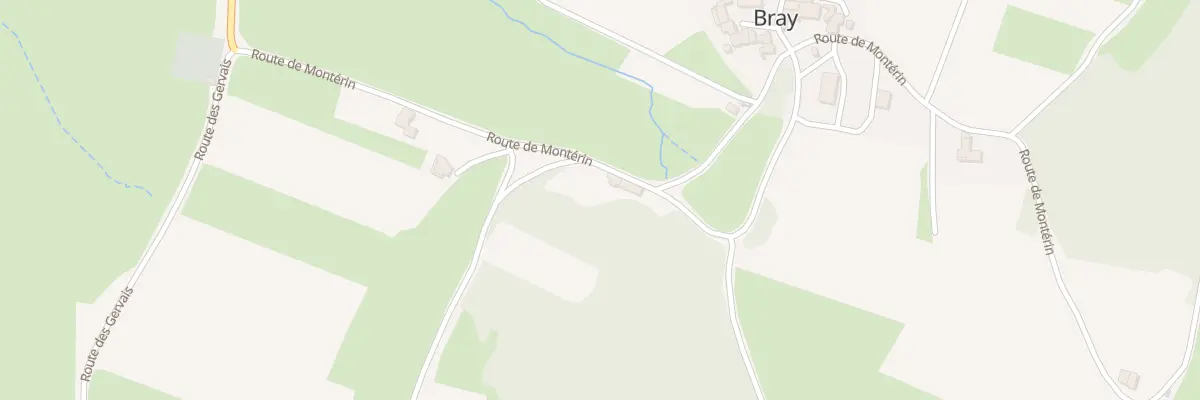 Plan du 6 Rte de Monterin à Bray