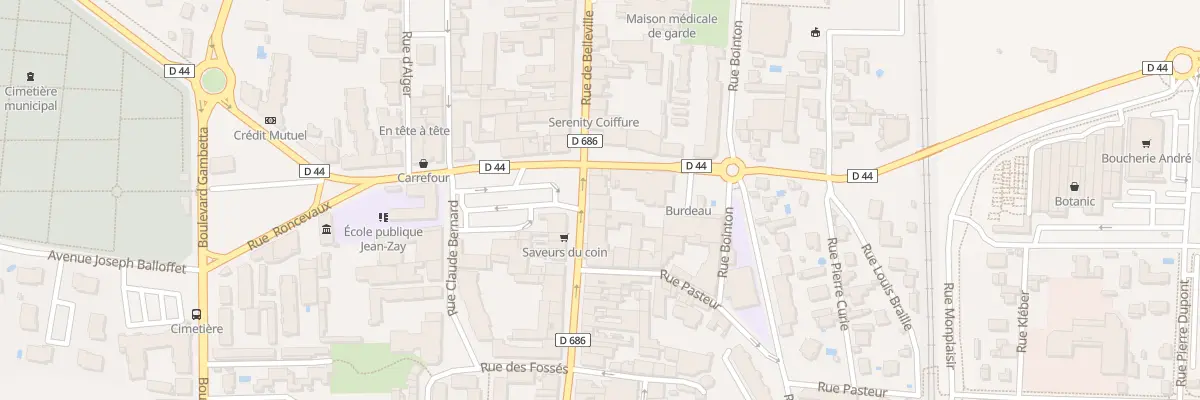 Plan du 23 Rue Nationale à Villefranche-sur-Saône