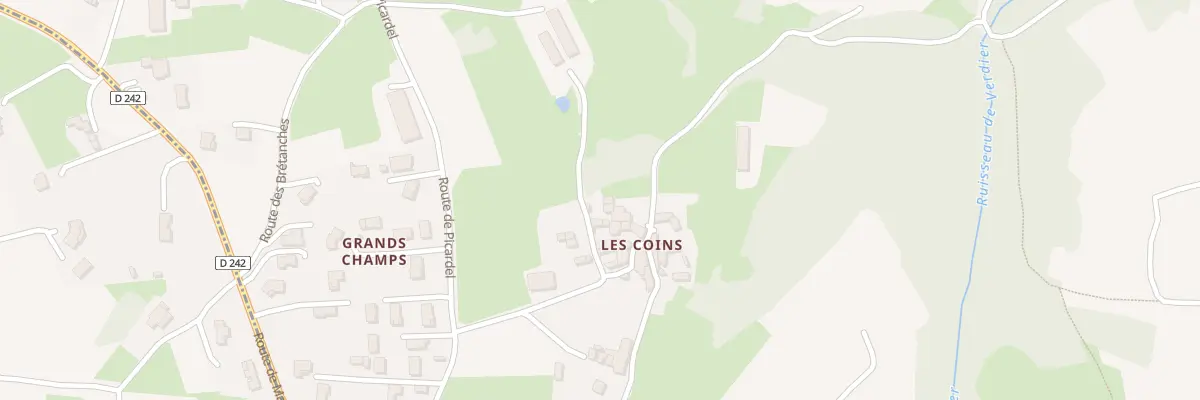 Plan du 1 Imp de la Fontaine à Charnas