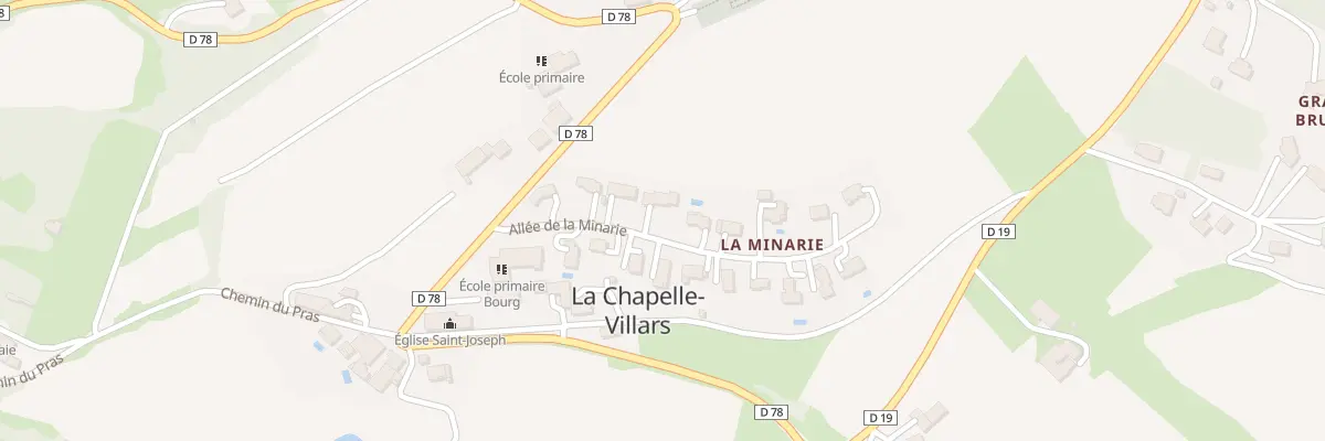 Plan du 109 All de la Minarie à La Chapelle-Villars