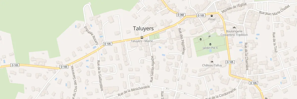 Plan du 32 Rue Sainte-Agathe à Taluyers