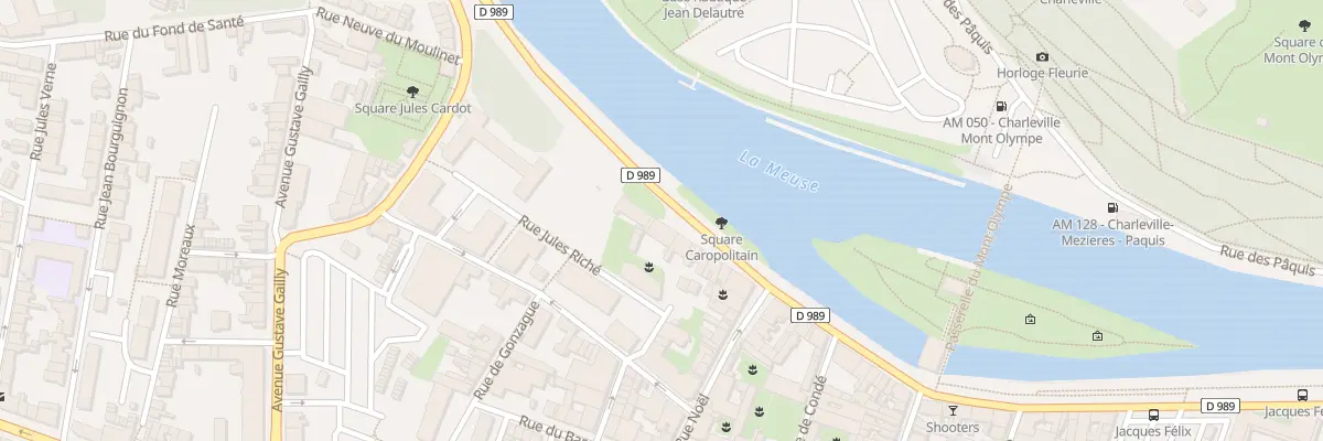 Plan du 29 Quai Arthur Rimbaud à Charleville-Mézières