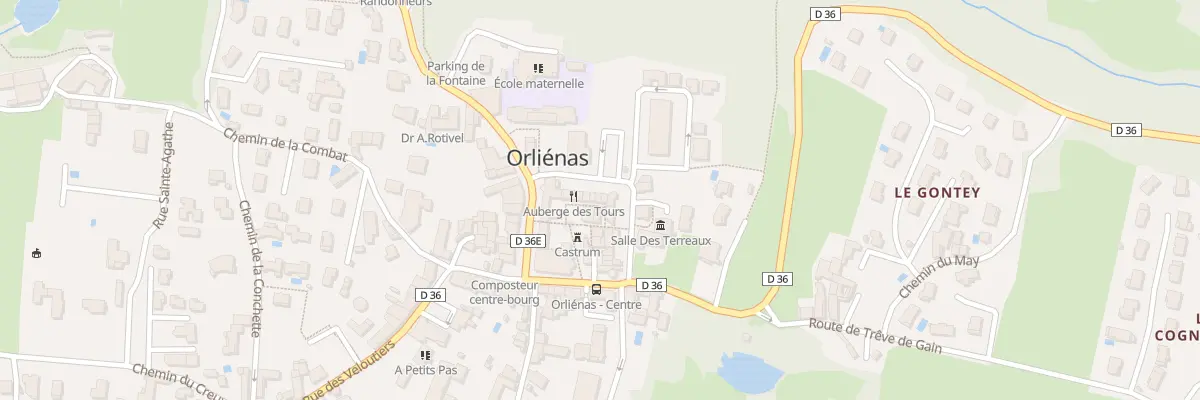 Plan du 7 Rue Noire à Orliénas