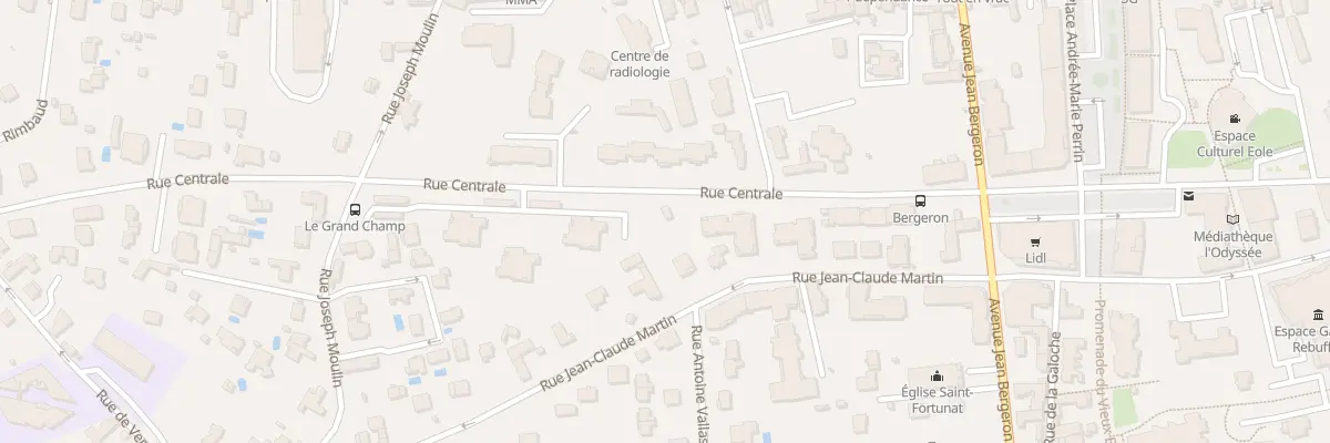 Plan du 39 Rue Centrale à Craponne