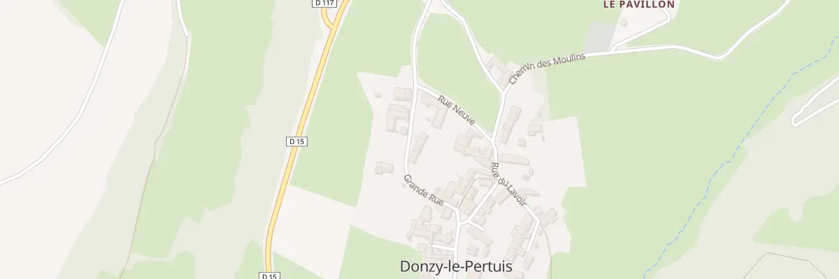 Plan du 5023 Rue Grande Rue à Donzy-le-Pertuis
