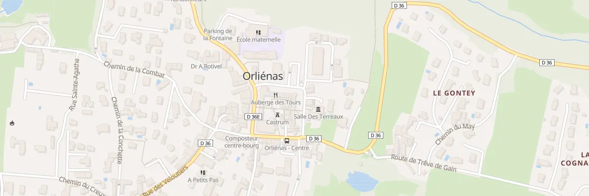 Plan du 11 Rue Noire à Orliénas