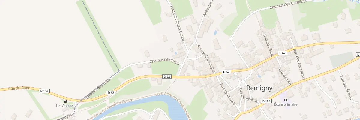Plan du 2 Che des Tilles à Remigny