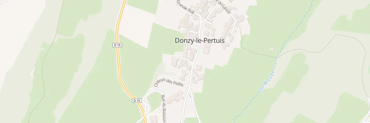 Plan du 5040 Rue du Tisserand à Donzy-le-Pertuis