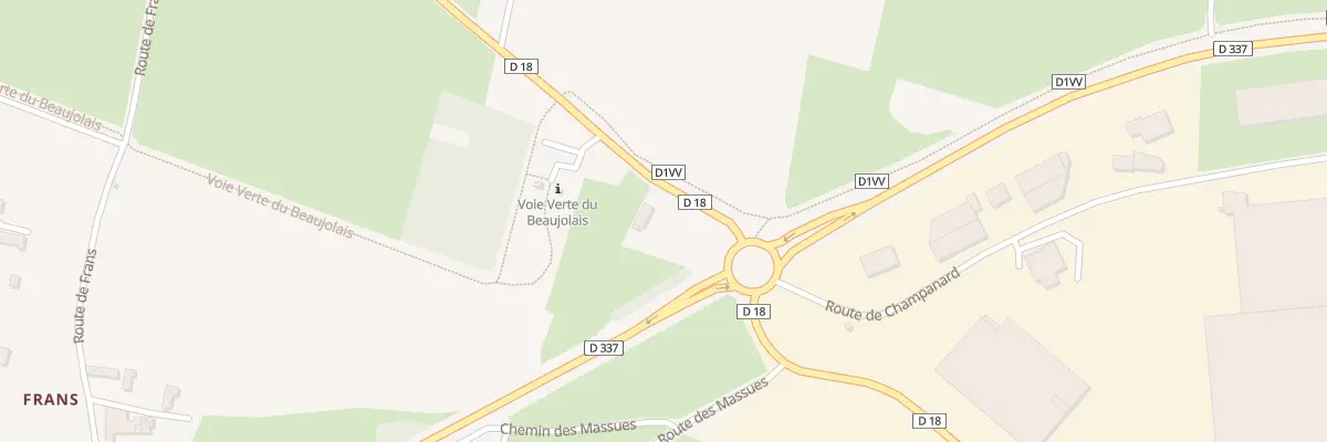 Plan du 79 Rte de la Thouaille à Belleville-en-Beaujolais