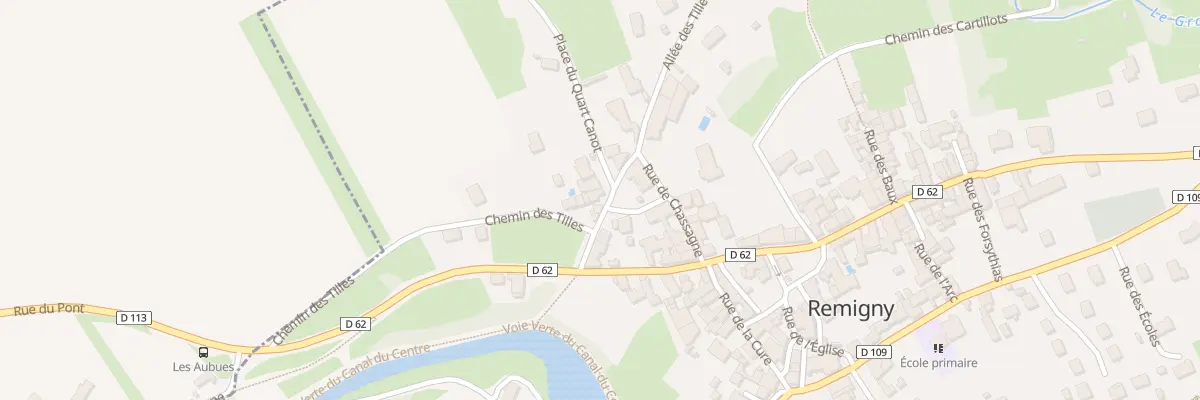 Plan du 1 Pl du Quart Canot à Remigny