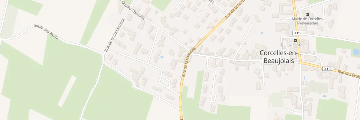 Plan du 357 Rue de la Fontaine à Corcelles-en-Beaujolais
