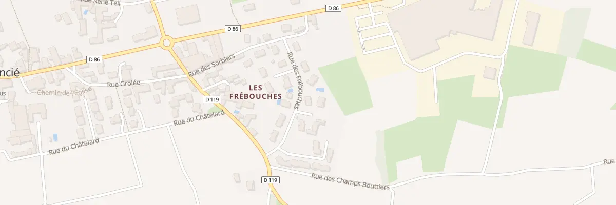 Plan du 117 Rue des Frébouches à Lancié