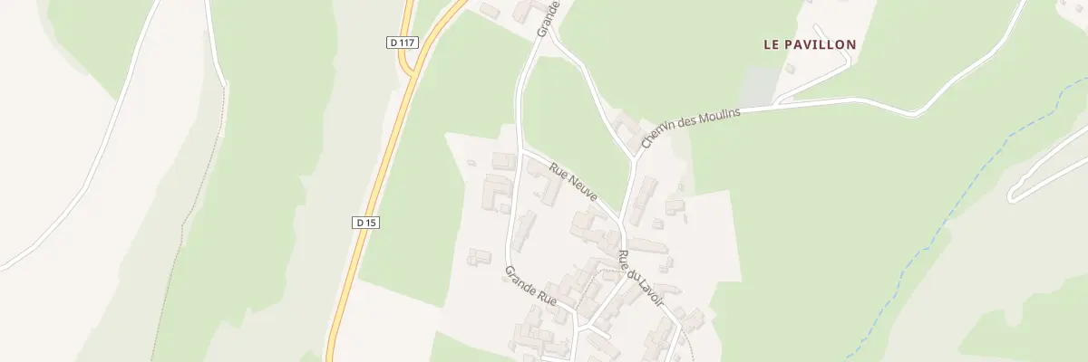 Plan du 5024 Rue Grande Rue à Donzy-le-Pertuis