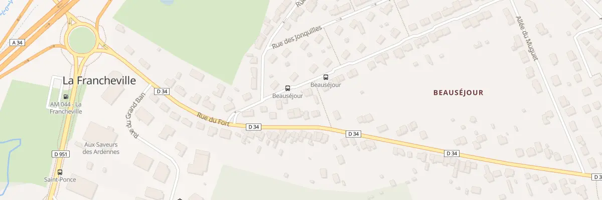 Plan du 6 Rue du Chemin Vert à La Francheville
