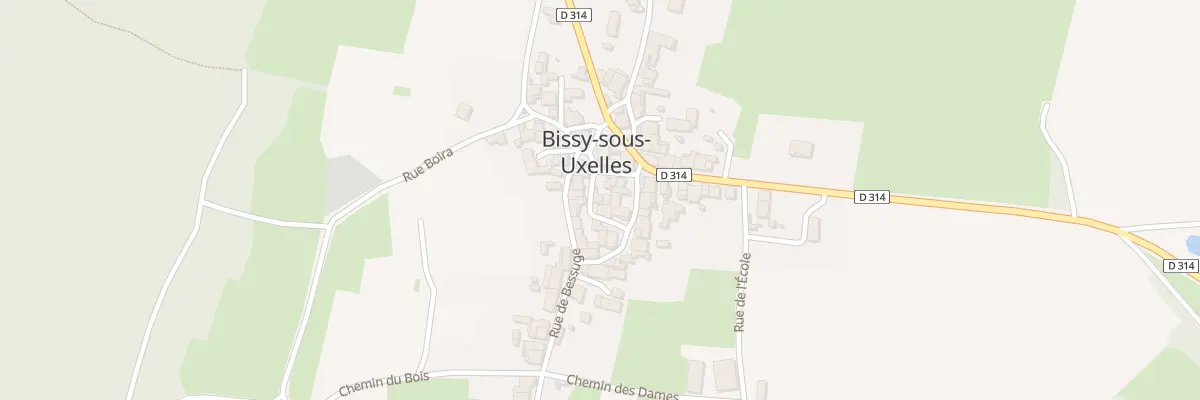 Plan du 5029 Au Bourg à Bissy-sous-Uxelles