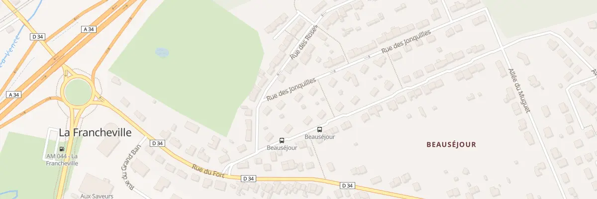 Plan du 6 Rue des Jonquilles à La Francheville