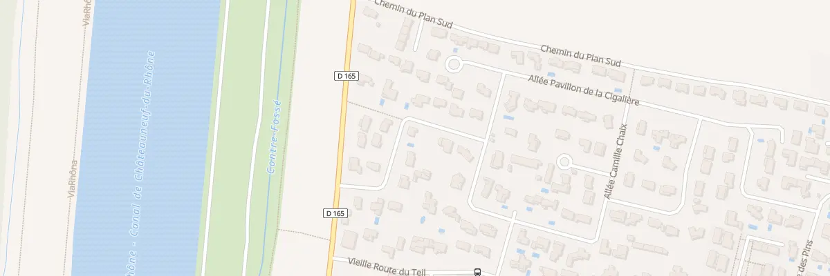 Plan du 10 All la Paille Rouge à Montélimar