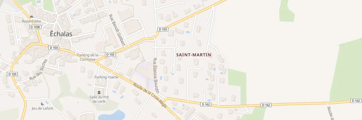 Plan du 7 Imp Saint Martin à Échalas