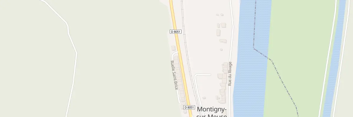 Plan du 2 Rte Nationale 51 à Montigny-sur-Meuse