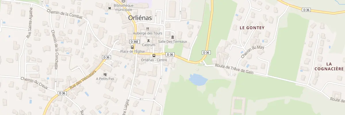 Plan du 85 Rue des Veloutiers à Orliénas