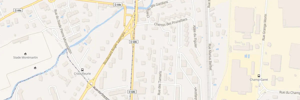 Plan du 203 Rue des Tamaris à Arnas