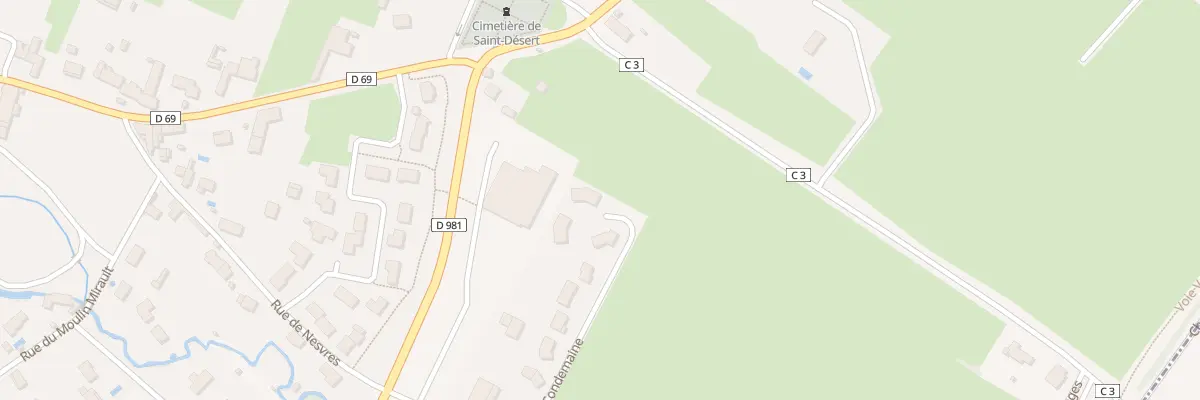 Plan du 5547 La Condemaine à Saint-Désert