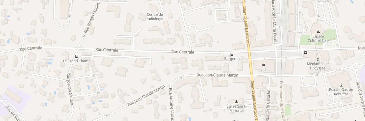Plan du 35 Rue Centrale à Craponne