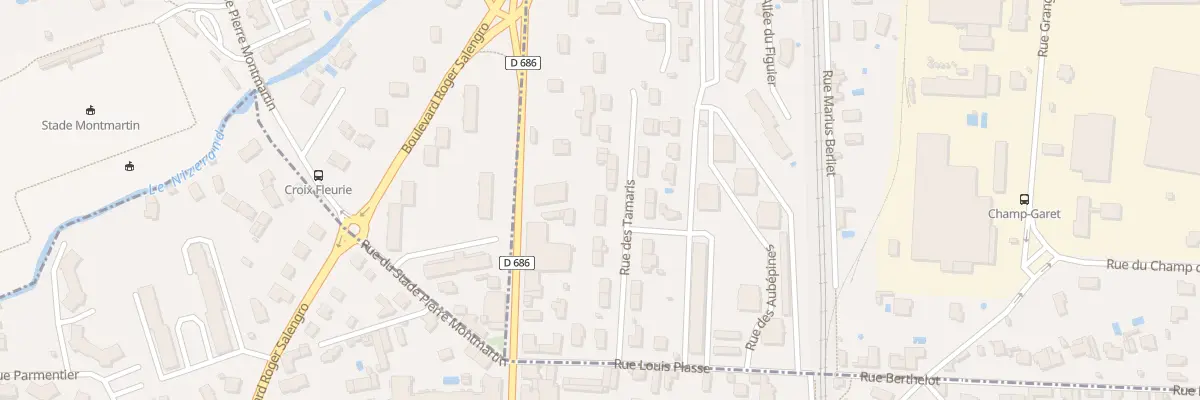 Plan du 133 Rue des Tamaris à Arnas