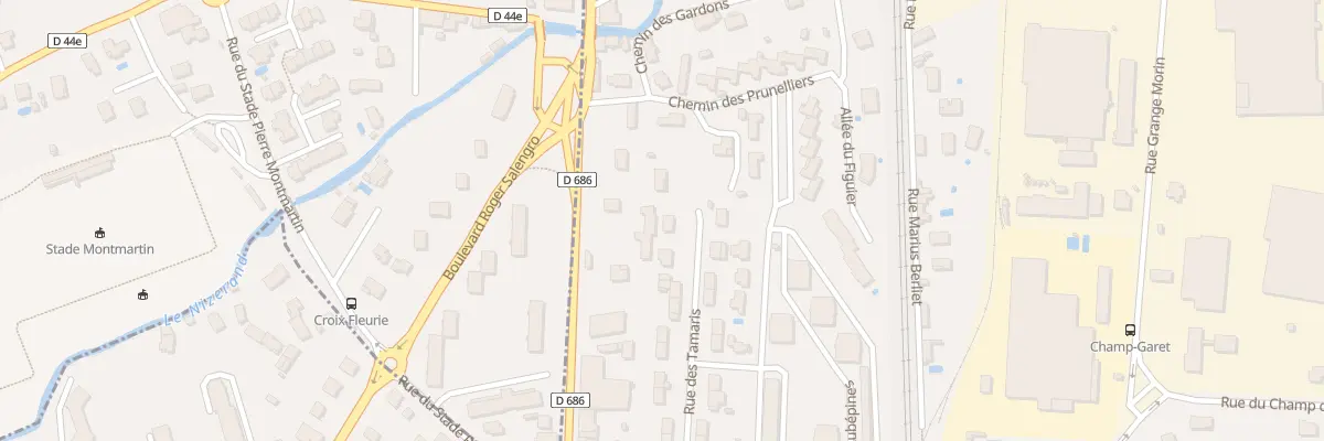 Plan du 217 Rue des Tamaris à Arnas