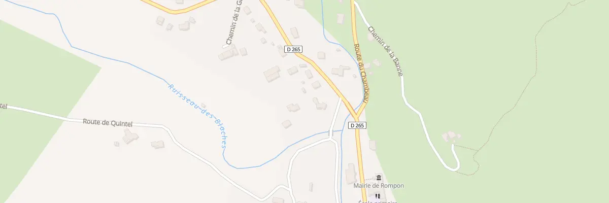 Plan du 39 Rte de Villeneuve à Rompon