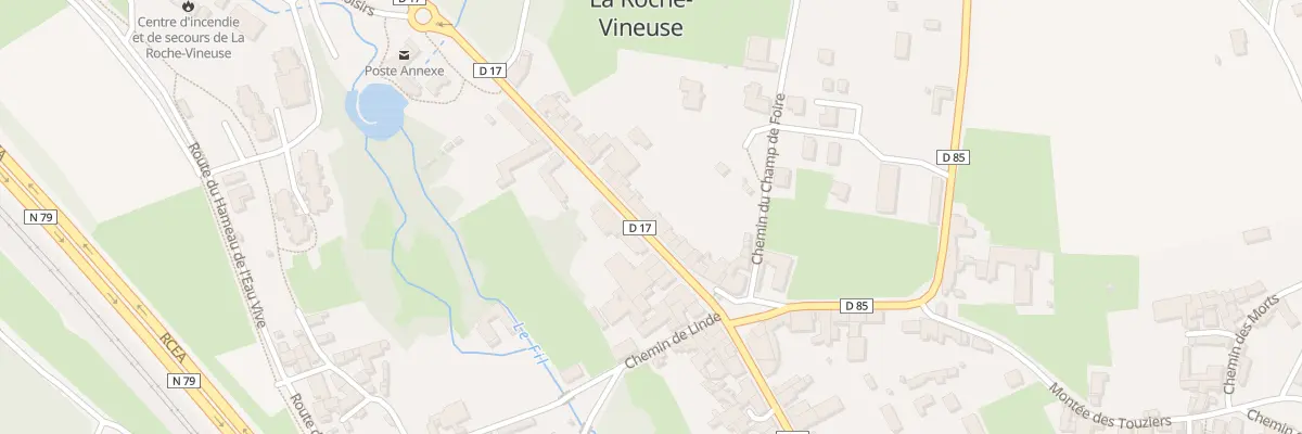 Plan du 66 Rte de Cluny à La Roche-Vineuse