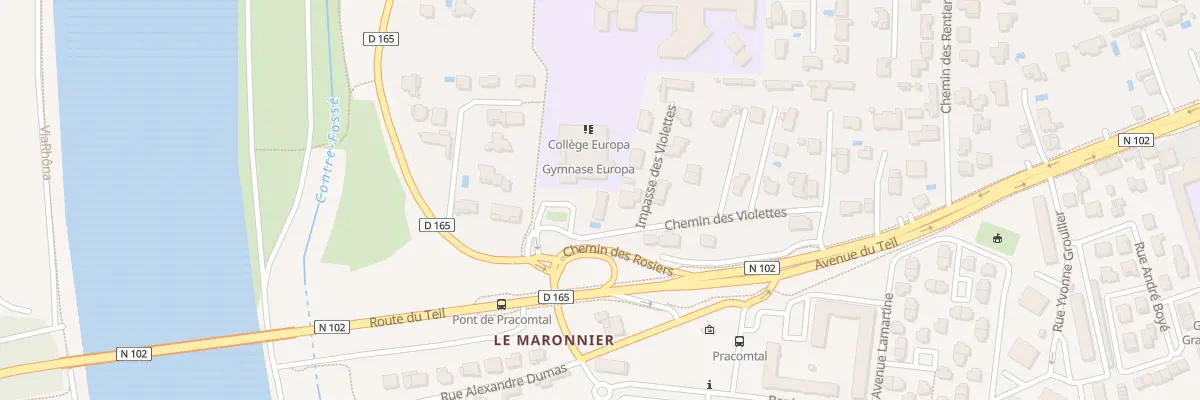 Plan du 16 Che des Violettes à Montélimar