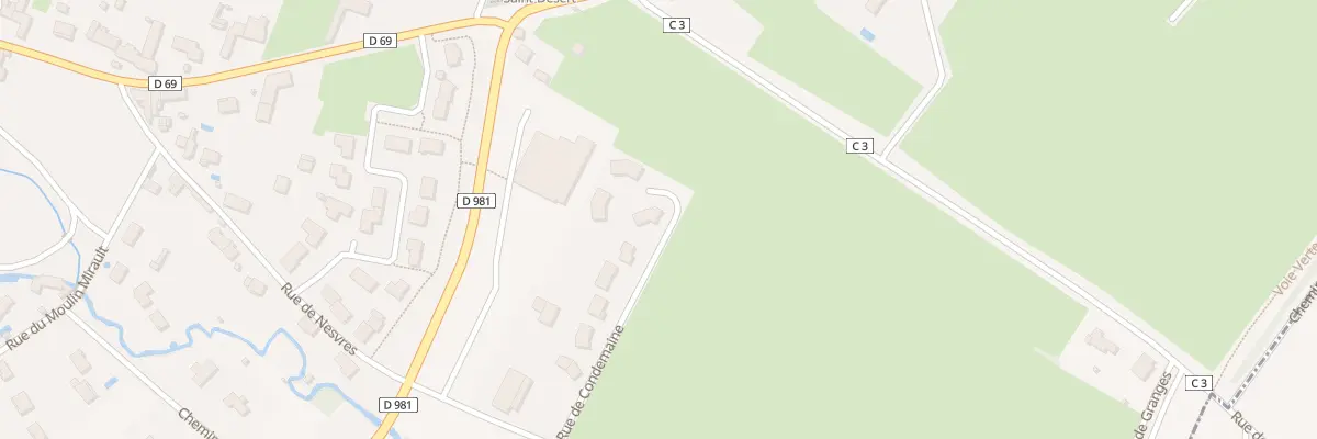 Plan du 5557 La Condemaine à Saint-Désert