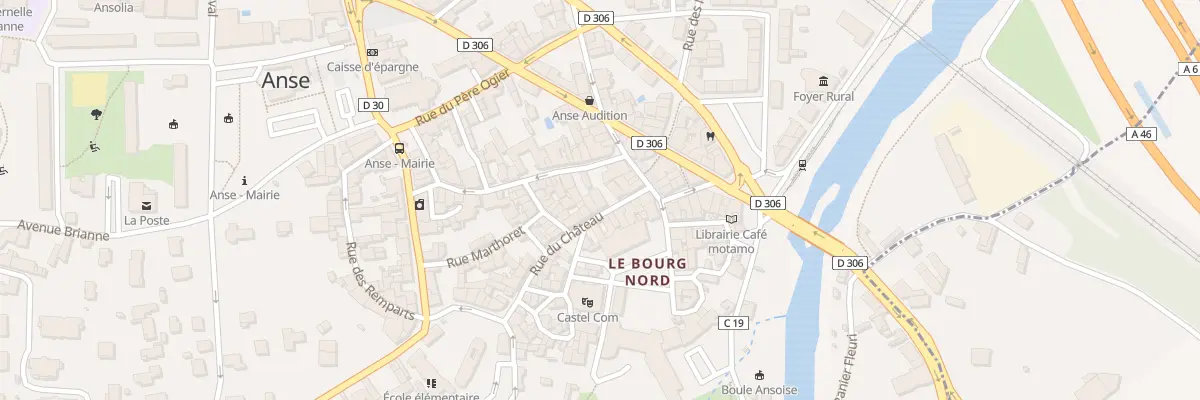 Plan du 6 Rue du Château à Anse