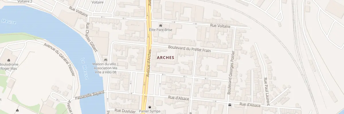 Plan du 12 Bd du Préfet Frain à Charleville-Mézières