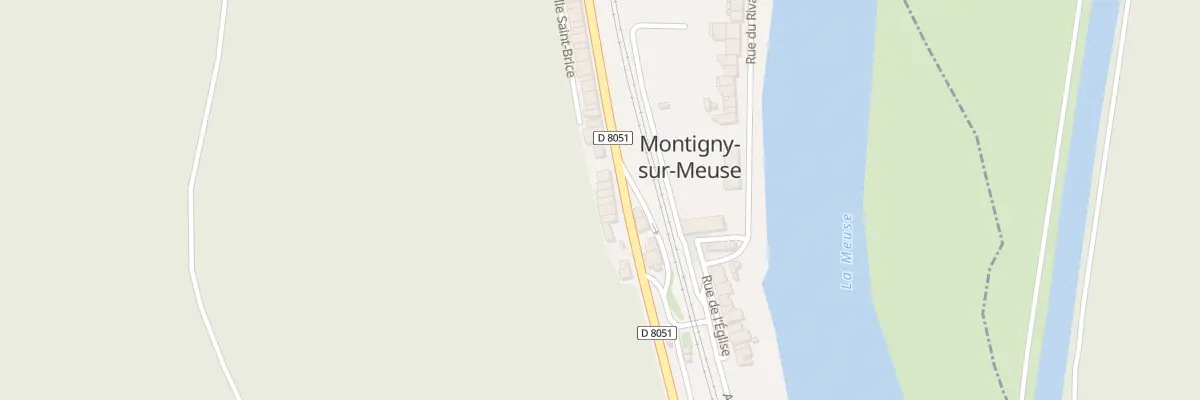 Plan du 14 Rte Nationale 51 à Montigny-sur-Meuse