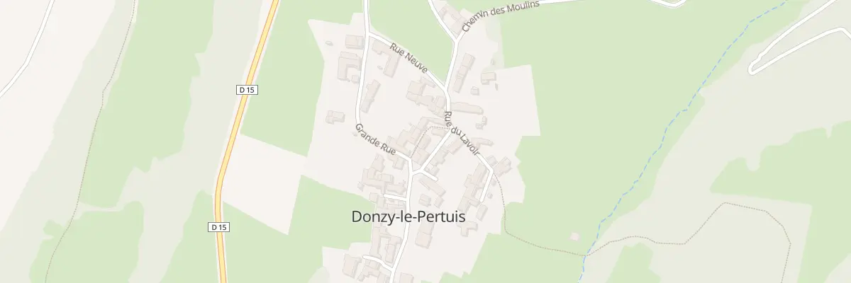 Plan du 5016 Rue des Sabots à Donzy-le-Pertuis