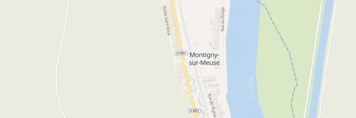 Plan du 13B Rte Nationale 51 à Montigny-sur-Meuse