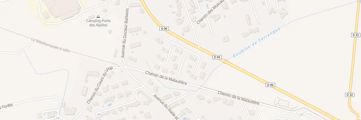 Plan du 9000F Che de la Malautière à Saint-Étienne-du-Grès