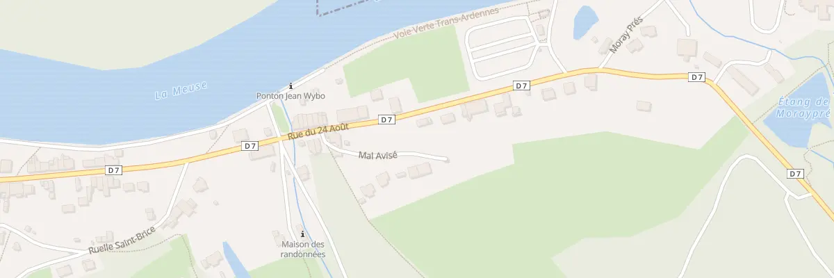 Plan du 12 Rue du 24 Août à Haybes