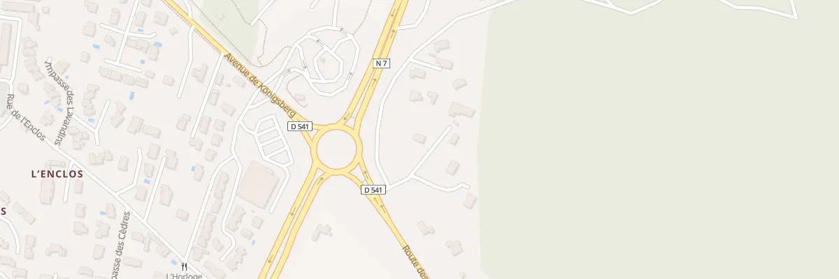 Plan du 9022 Combe Longe Est à Donzère