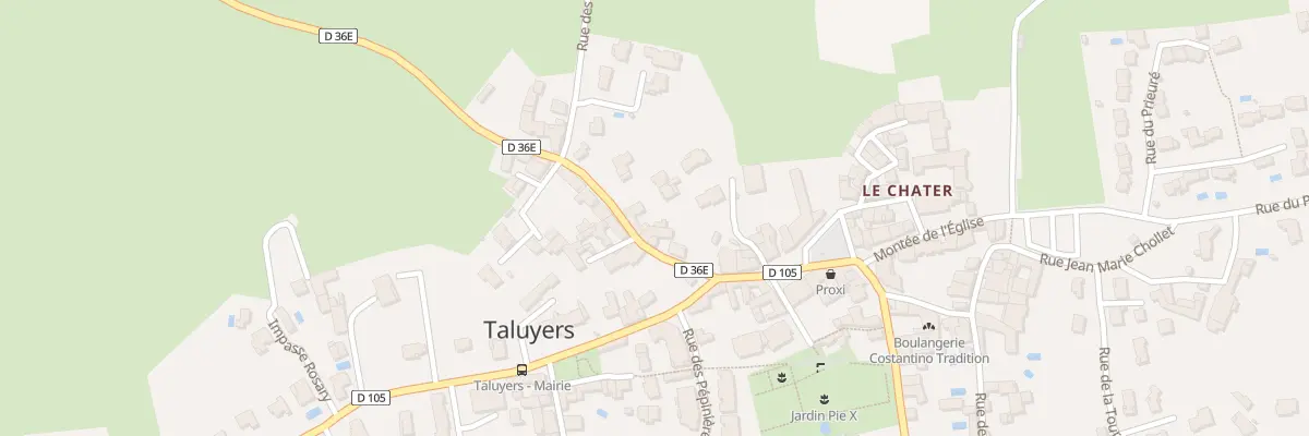 Plan du 66 Rue de la Chabaudiere à Taluyers