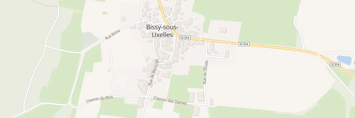 Plan du 5009 Au Bourg à Bissy-sous-Uxelles